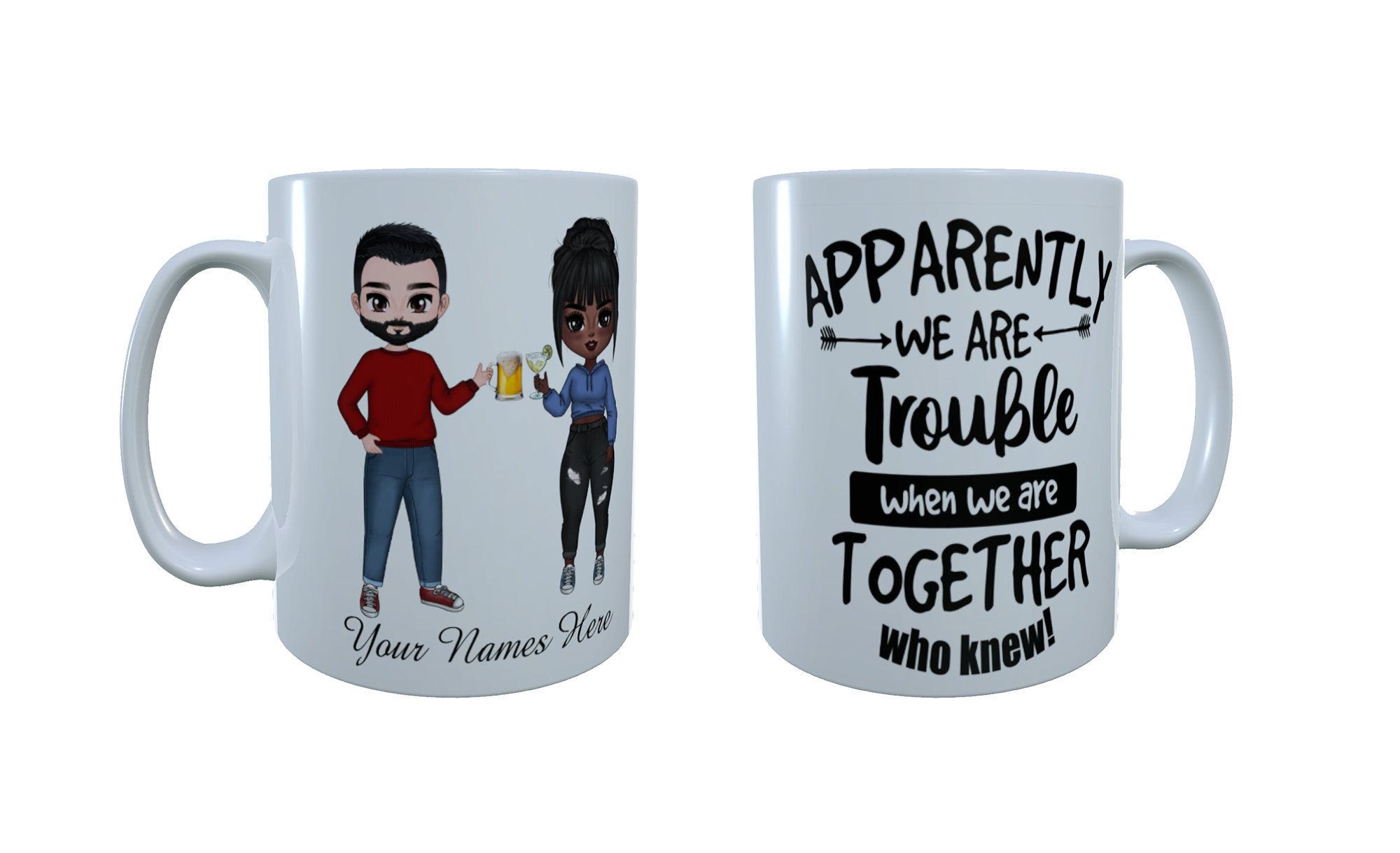 6 Best Friends Forever Mug, Gift for Best Friend - Click Image to Close